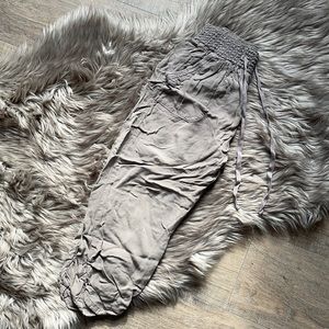 Gray cotton Rewash pant (harlem / genie) - small